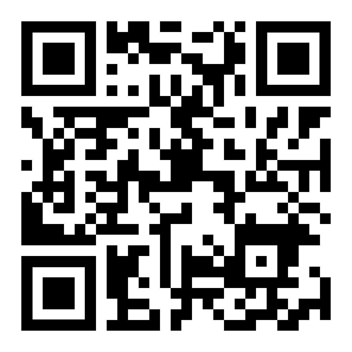 QR-код для перехода в TikTok аккаунт синагоги